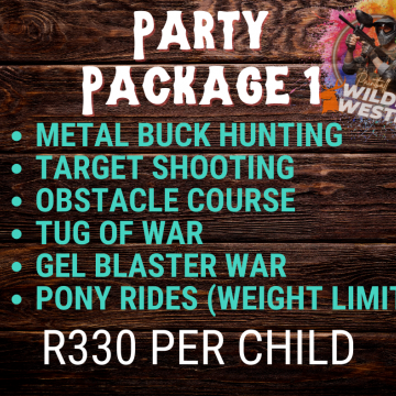Party Package 1 p/child